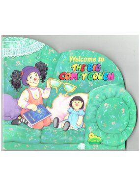 Vintage Children’s Board Book WELCOME TO THE BIG COMFY COUCH Richard Kolding HTF